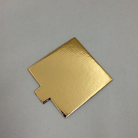 3.75″ Mini Square Gold Board (with tab)