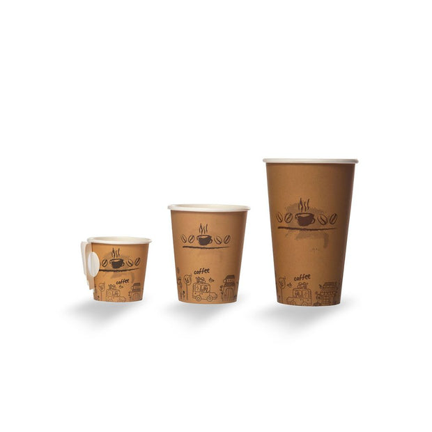 4oz Paper Coffee Cup (with Handle)
