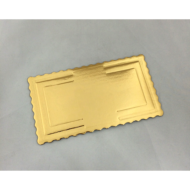 9 x 4″ Gold Cake Board