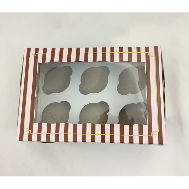 6count Window Cupcake Box