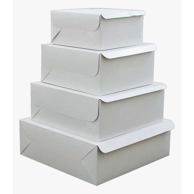 White Cake Box (All Sizes) Perfection Products