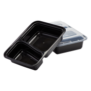 2 Compartment Microwavable Container