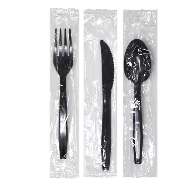 Individually Wrapped Cutlery (Black)
