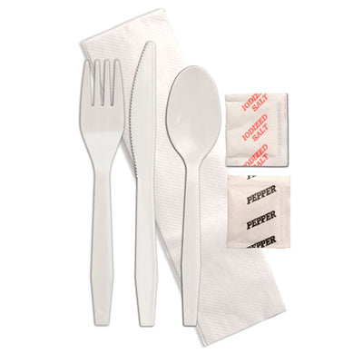 Cutlery Kit Heavy Duty (White)
