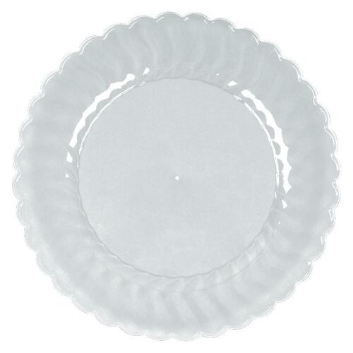 Clear Round  Plastic Plates (All Sizes)