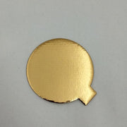 4.5″ Mini Round Gold Board (with tab)