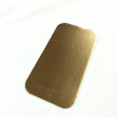 9 x 5″ Gold Cake Board