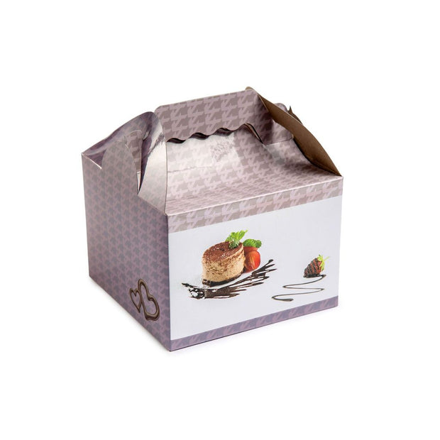 Square Cake Box with Handle (All Sizes)
