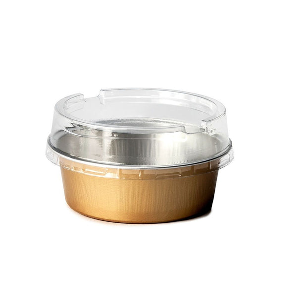 Gold Foil Container with Lid