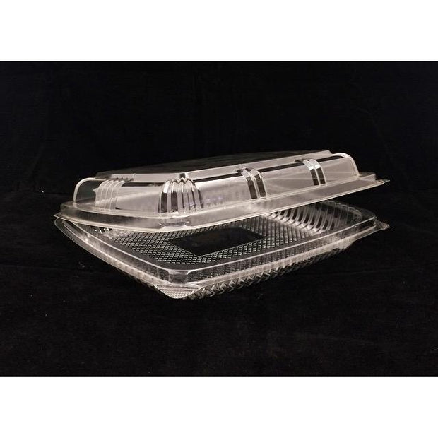 9″ Clear Hinged Container (Shallow)
