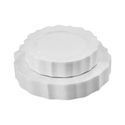 White Round Plastic Plate (All Sizes)