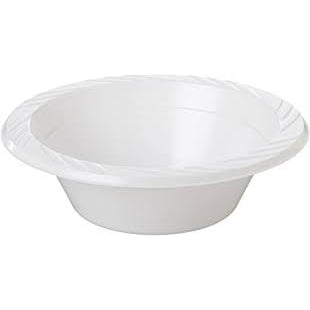 12oz Plastic Bowl (White)