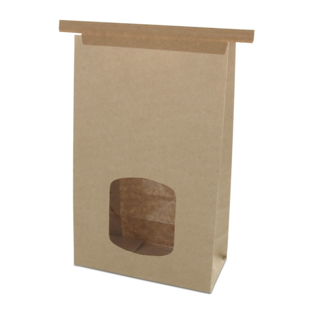 Brown Cookie Bag with Window