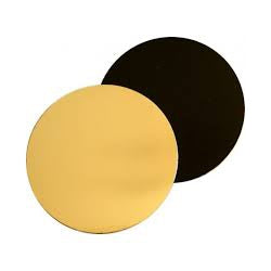 Gold and Black Reversible Cake Board