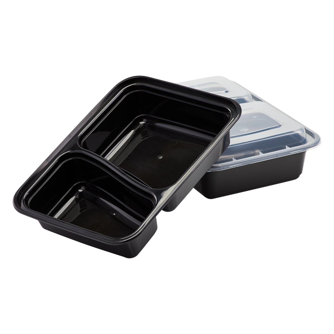 2 Compartment Microwavable Container – Perfection Products