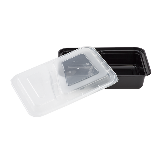 2 Compartment Microwavable Container