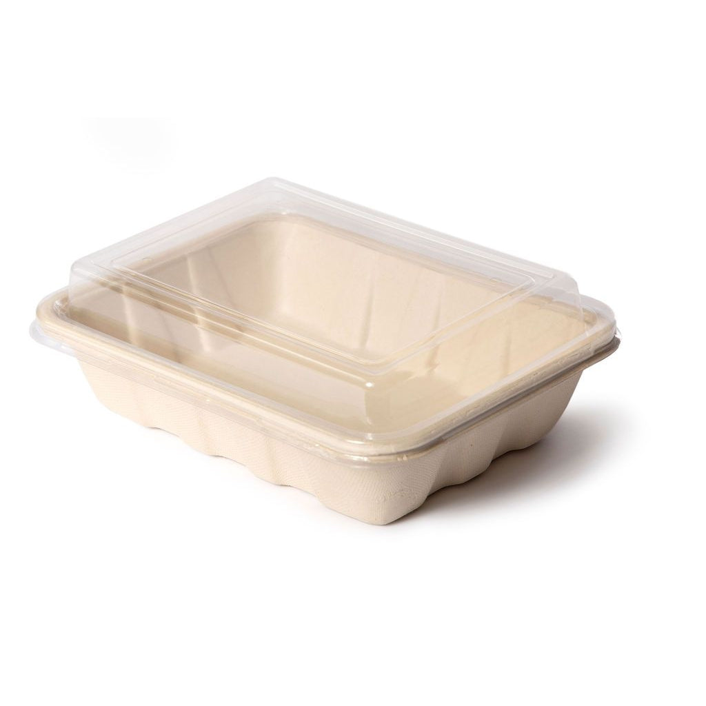 45-oz Disposable Rectangle Paper Take Out Food Container #8 Kraft Bro